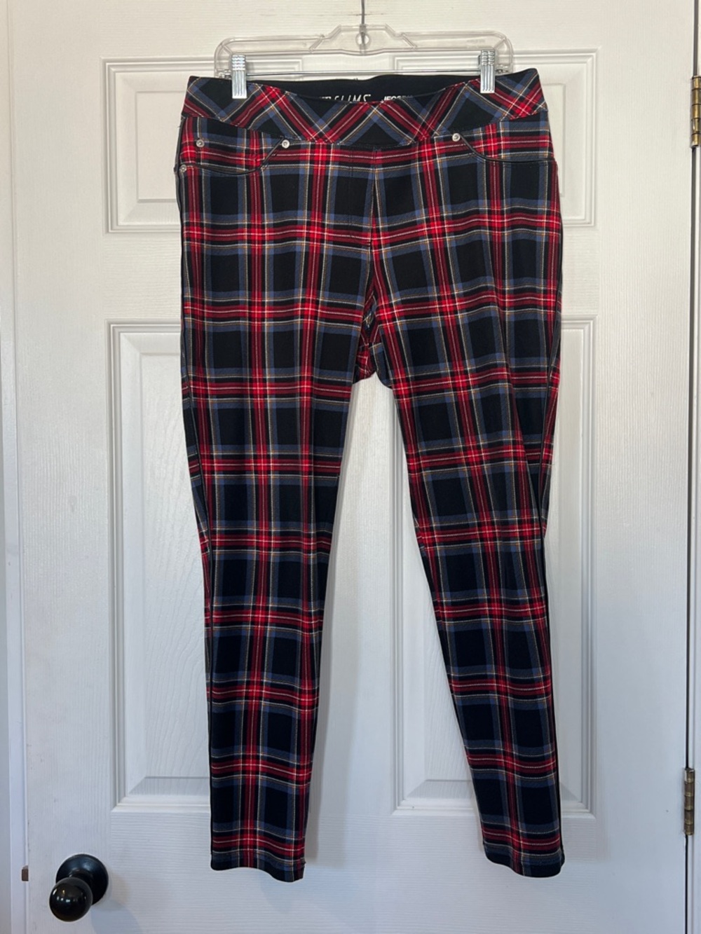 Nygard Plaid Red & Black Women’s Jeggings
